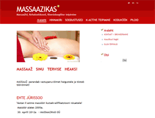 Tablet Screenshot of massaazikas.ee